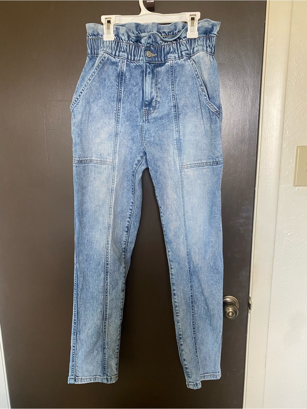 Women's Willow + Root Buckle The Paperbag High Rise Jeans